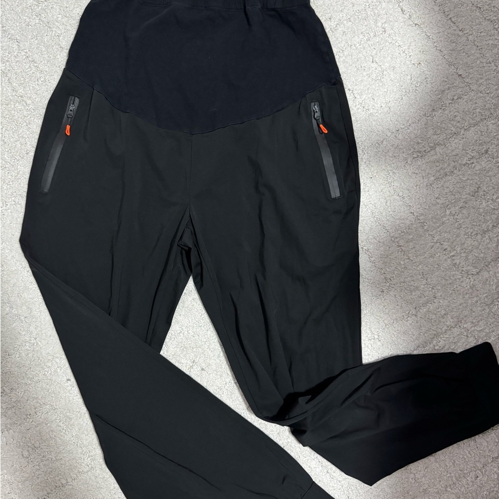 Black Maternity Athletic Pants